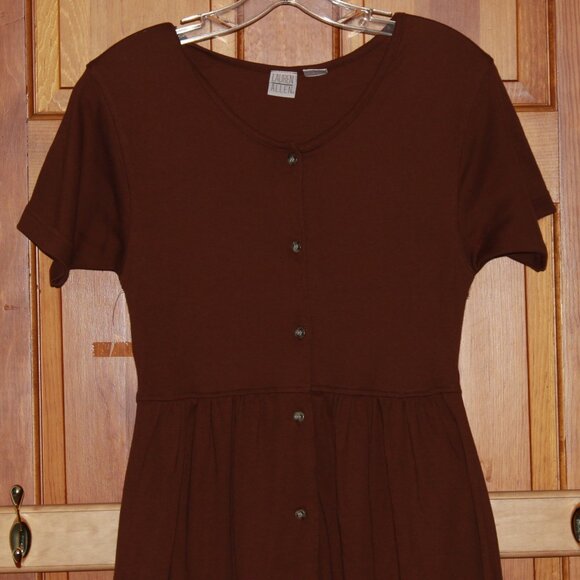 Vintage Lauren Allen Button Down Maxi Shirt Dress - Picture 3 of 7